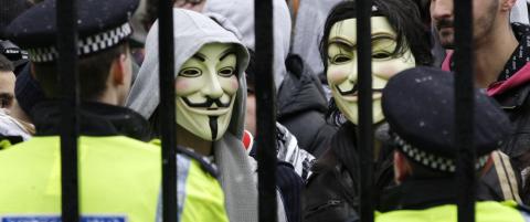 Britisk politi bannlyser anarkister fra bryllupet