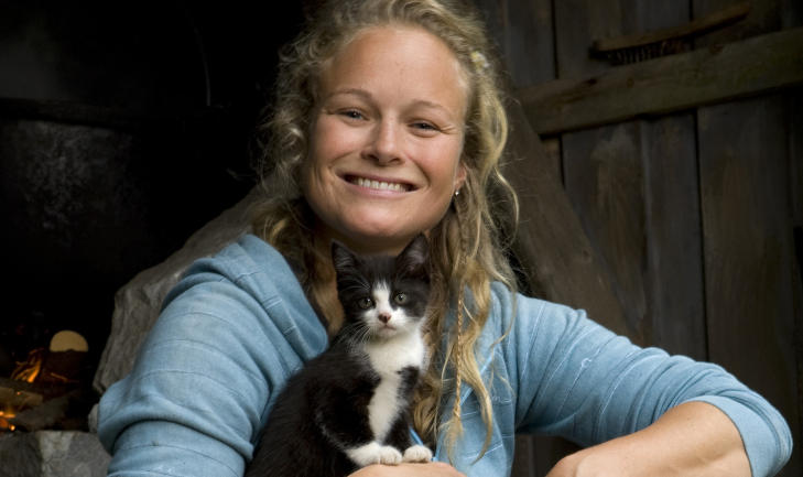 M�TTE FORLATE �FARMEN�: Kristins g�rdsopphold tok slutt i l�rdagens episode. Foto: TV2