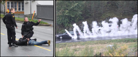 Tilst�r ran, vold og kidnapping p� samme dag