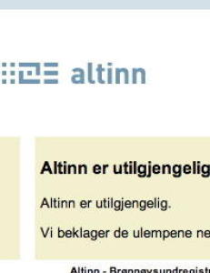 Mer tr�bbel for Altinn