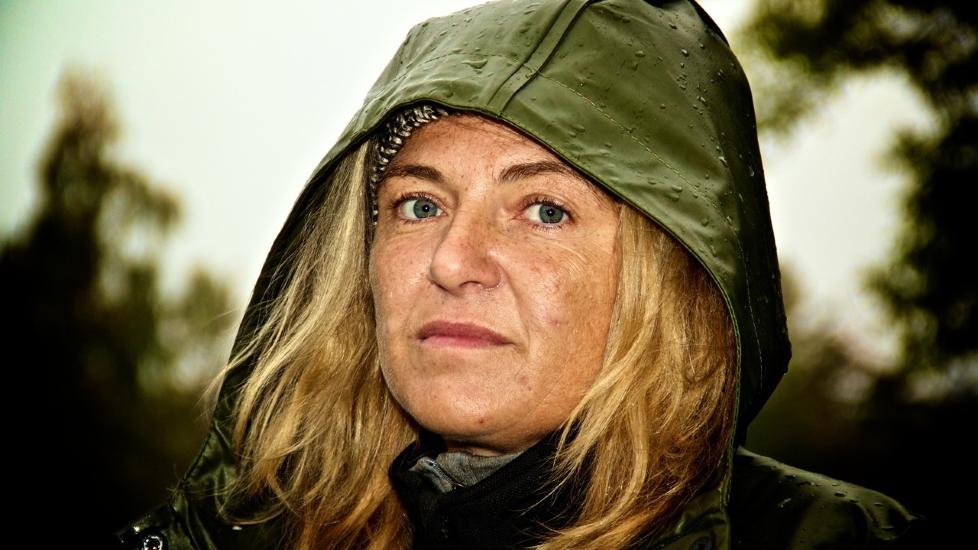 TVEKAMP FOR ANDRE GANG: Siv Annie Bj�rnv�g tror hun mistet litt av adrenalinet i tvekamp nummer to. Den endte med at hun m�tte forlate Telemarksg�rden. Foto: Alex Iversen/TV 2