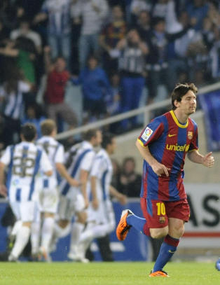 Barcelona gikk på smell mot Demidovs Sociedad