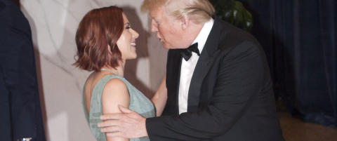 Scarlett trøstet Donald Trump