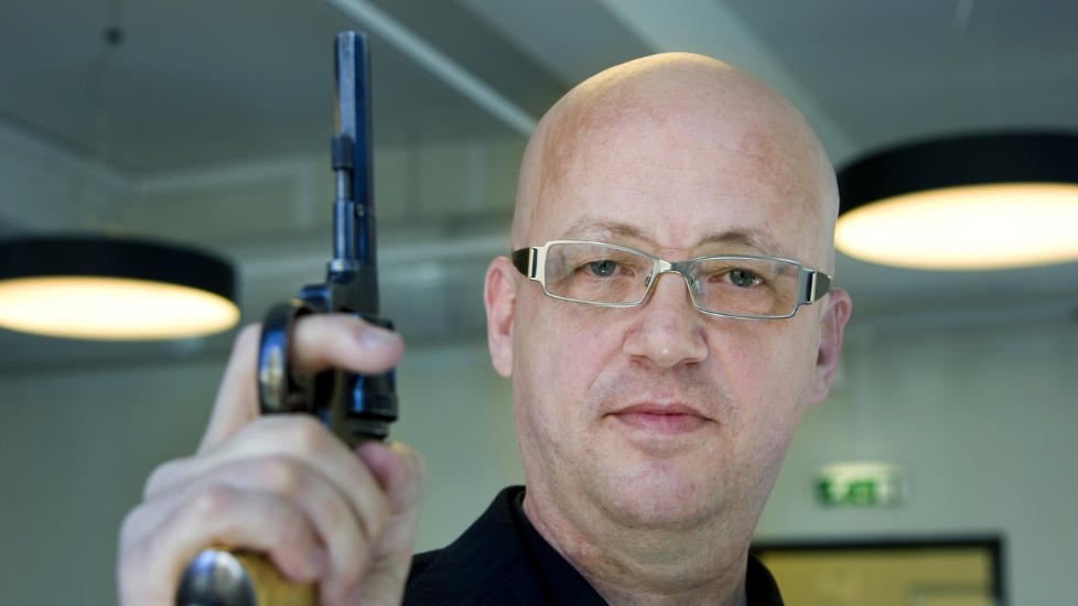 I M�L: Vidar Sundst�l avslutter sin trilogi om den norsk�ttede politimannen Lance Hansen med �Ravnene�, i f�lge v�r anmelder den beste av de tre romanene. Foto: TIDEN/P�L AUDESTAD