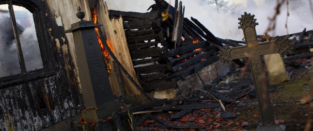 18-�ring varetektsfengslet for kirkebrannen