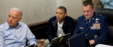Her studerer Obama angrepet p� bin Laden