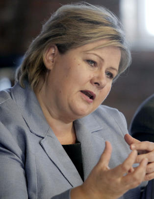 Her er Erna Solbergs våte drøm
