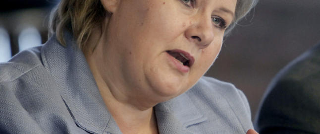 Her er Erna Solbergs våte drøm