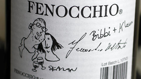 VINETIKETTEN: Fenocchio Terraverga Special Edition av Alberto Fenocchio, Bibbi B�rresen og Klaus Hagerup. Foto: OLE C.H. THOMASSEN