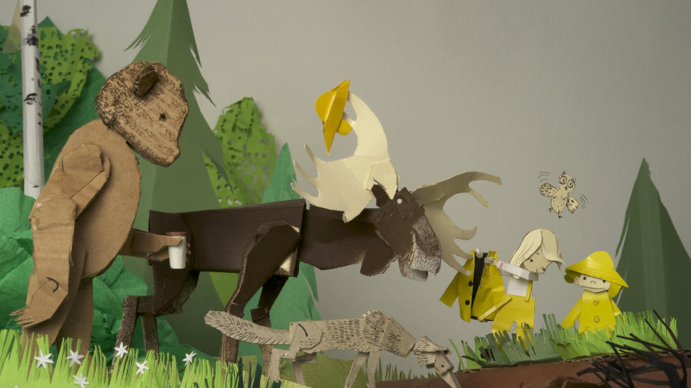 LILLEBRORS TUR: Tore Renberg og �yvind Torseters f�rste bok, �Gi gass, Ine�, ble kalt �Den perfekte bildebok�. N� kommer oppf�lgeren med Ines lillebror Hasse i hovedrollen. Foto: FRA BOKA