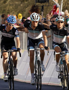 Farrar hedret Weylandt sammen med laget
