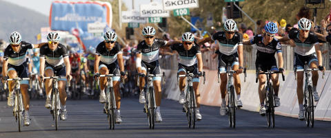 Farrar hedret Weylandt sammen med laget
