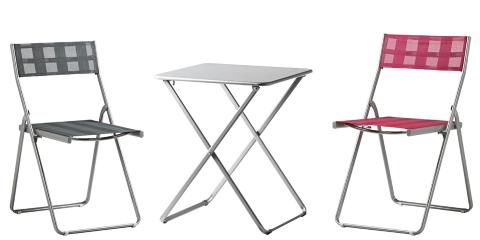 RIMELIGE KLAPPMØBLER: Härö stol kr 149, bord (60 x 60 cm) kr 195 er blant Ikeas nyheter i år. Foto: Ikea RIMELIGE KLAPPMØBLER: Härö stol kr 149, bord (60 x 60 cm) kr 195 er blant Ikeas nyheter i år. Foto: Ikea