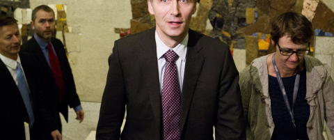 Jens vil beklage seg overfor kong Harald