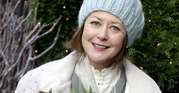 SETTER PREG P� TEATRET:  Hanne T�mta, teatersjef p� Nationaltheatret, presenterte i dag programmet for h�sten og v�ren.