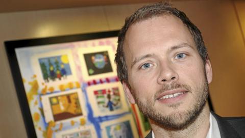 RIK TID: Barne-, likestillings- og inkluderingsminister Audun Lysbakken opplevde tiden hjemme med Aurora som den rikeste i sitt liv. FOTO: Ivar Kvistum