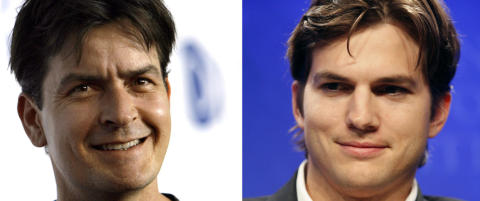 Ashton Kutcher kan ta over for Charlie Sheen