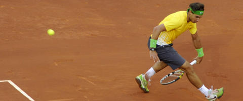 Se Rafael Nadal kopiere  Federers superslag