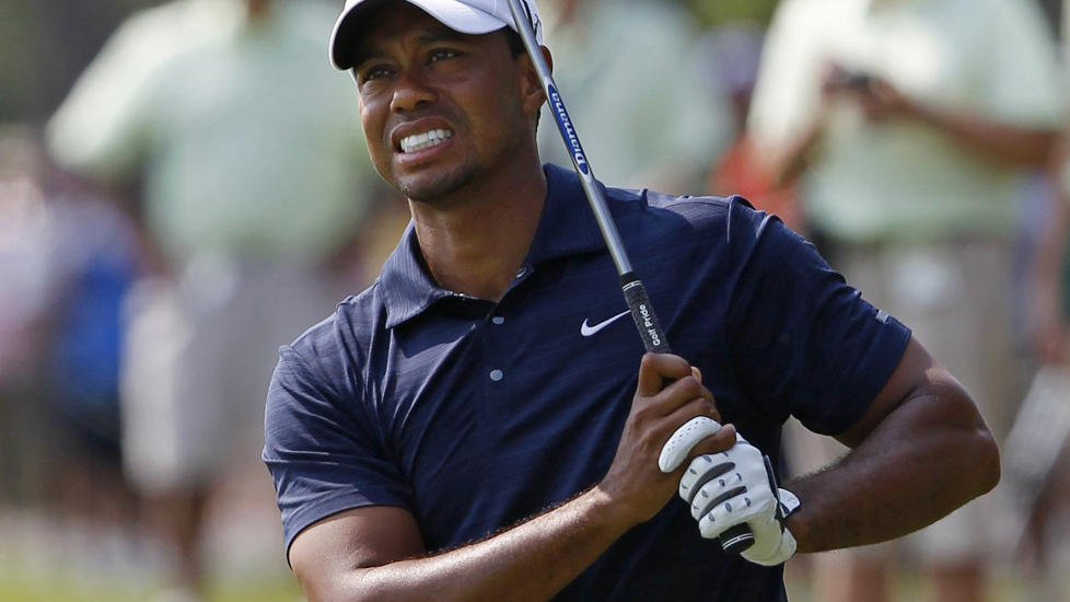 SKANDALEUT�VER: Tiger Woods er tilbake i turneringer etter utroskapsskandalen sin, men lykkes ikke med golfk�llene lenger. Foto: REUTERS/Hans Deryk