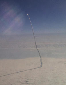 Filmet historisk oppskyting fra fly