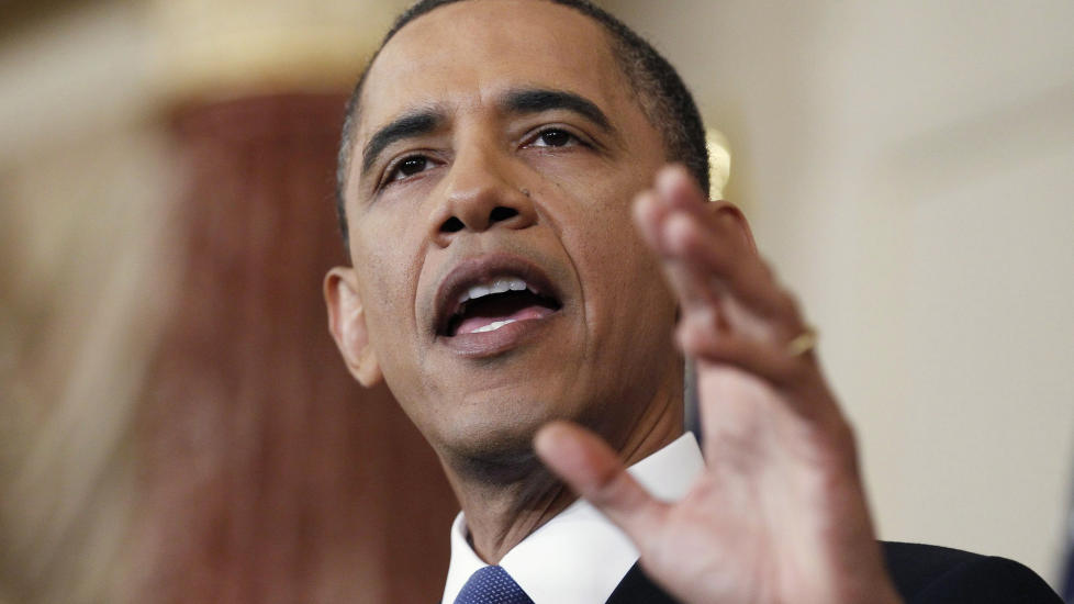 FOR 1967-GRENSER: President Barack Obamas uttalelse om at 1967-grensene b�r gjelde, har h�stet krasse reaksjoner i Israel. Foto: Reuters/Jim Young/Scanpix