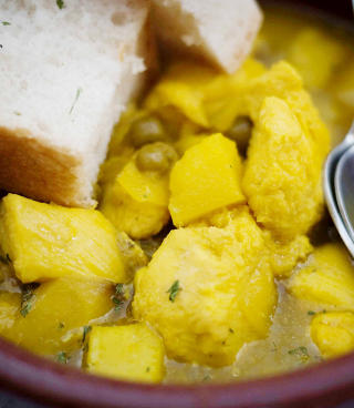 PAELLA:  Paella fra Bar la Fraqua.