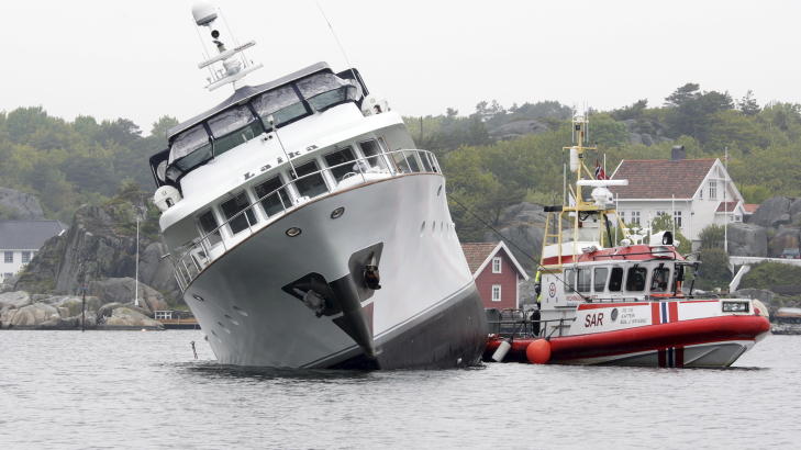 P� GRUNN: B�ten st�r godt p� skj�ret. Foto: Tor Erik Schr�der / Scanpix