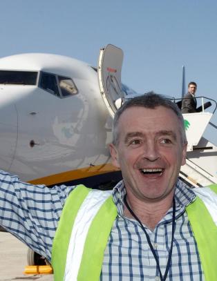 Ryanair fl�y gjennom askestengt luftrom