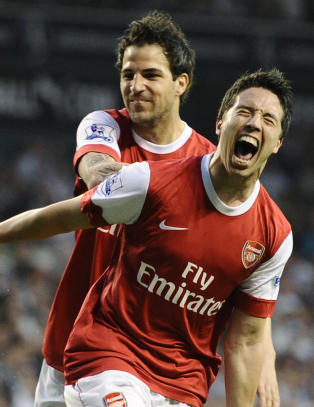 Hevder Fabregas f�r forlate Arsenal om Nasri blir