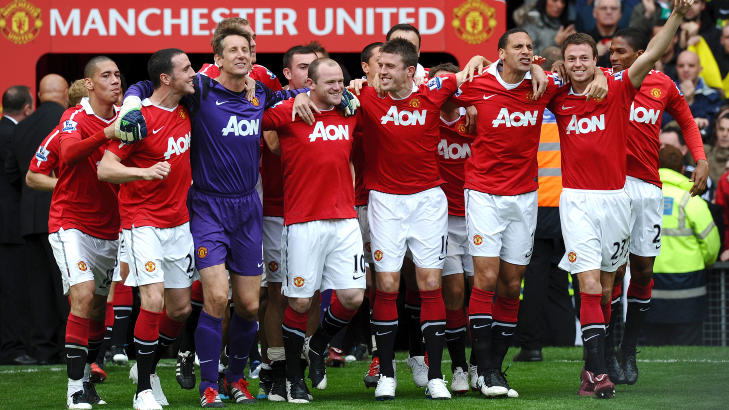 TROR UNITED TAPER: Martin Andresen tror Barcelona vinner Champions League-finalen mot Manchester United i morgen. Foto: AFP PHOTO/PAUL ELLIS