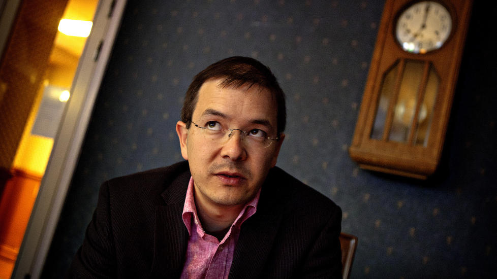 STJERNE: Han tar ikke stor plass, men han var blant de aller st�rste stjernene under Litteraturfestivalen p� Lillehammer denne uka, illustrat�ren og barnebokforfatteren Shaun Tan. Foto: Lars Eivind Bones/Dagbladet