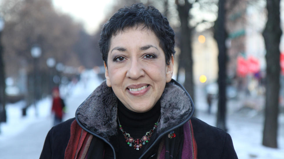 FRA JAMAICA: Den britiske forfatteren Andrea Levy er selv opprinnelig fra Jamaica. Foto: KAGGE FORLAG