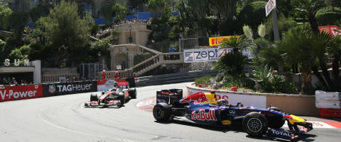 Vettel vant dramatisk Monacos Grand Prix