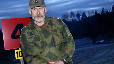 GJORDE RETT: Arbeidstilsynet st�tter Forsvarets verneombud, oberstl�ytnant Geir Arne Nordstrand, og opprettholder skytestansen knyttet til den omstridte milj�ammunisjonen. Foto: Jacques Hvistendahl