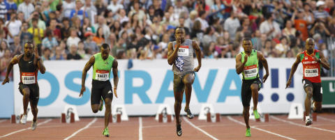 Bolt p� vei mot toppformen