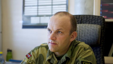 FRUSTRERENDE: Nestkommanderende for Telemark Bataljon, Frank St�land, mener problemene begynner � g� ut over soldatenes stridsdyktighet p� skrape oppdrag. Foto: �istein Norum Monsen / DAGBLADET