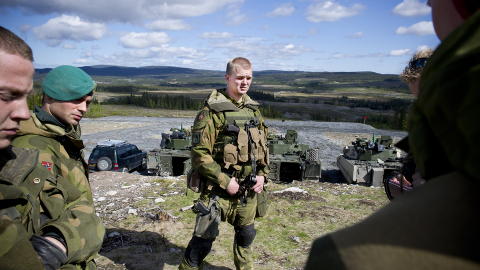 BLIR SYKE: Sersjant og nestlagf�rer Andreas er en av soldatene som er blit syk av den nye testammunisjonen. Foto: �istein Norum Monsen / DAGBLADET
