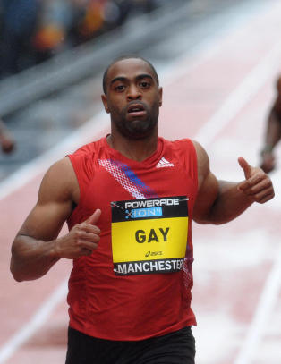 Tyson Gay satte �rsbeste i verden p� hjemmebane