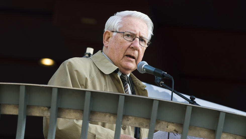 - KJ�PTE ALTFOR MANGE JAGERFLY: If�lge tidligere forsvarsminister Thage G. Peterson kj�pte Sverige flere JAS Gripen-fly enn de trengte p� grunn av hardt press fra lobbyister.
Foto: Claudio Bresciani / Scanpix