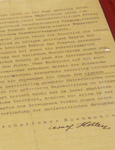 Med dette brevet la Hitler grunnen for j�deforf�lgelsene