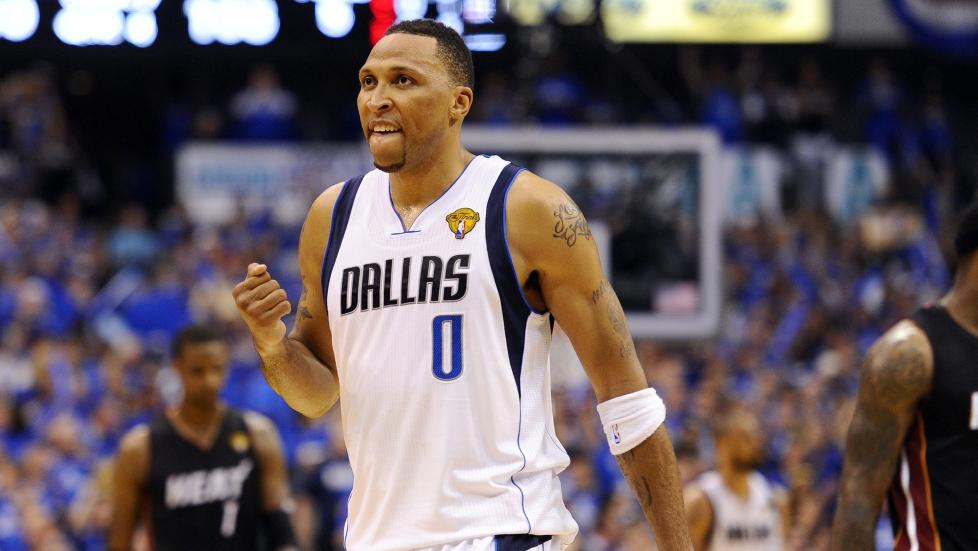 P� OPPL�PSSIDA: Shawn Marion og resten av Dallas Mavericks kan lukte den historiske triumfen etter seieren over Miami Heat i natt.Foto: SCANPIX/EPA/LARRY W. SMITH CORBIS