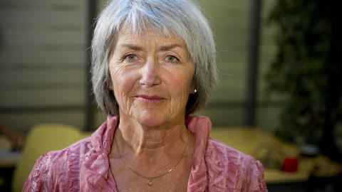 AVVISTE SAKEN: Gjenopptakelseskommisjonens leder Helen S�ter fremla i g�r kommisjonens avgj�relse i Treholt-saken. Foto: �istein Norum Monsen / DAGBLADET