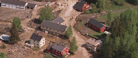 - Vi ble tatt av storflommen