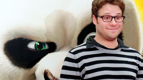 KJENT STEMME: Skuespiller Seth Rogen, kjent fra suksessfilmene «Knocked Up» og «Superbad», har stemmen som Mantis i den amerikanske versjonen av «Kung Fu Panda 2». Foto: Mark Ralston/AFP/Scanpix KJENT STEMME: Skuespiller Seth Rogen, kjent fra suksessfilmene «Knocked Up» og «Superbad», har stemmen som Mantis i den amerikanske versjonen av «Kung Fu Panda 2». Foto: Mark Ralston/AFP/Scanpix