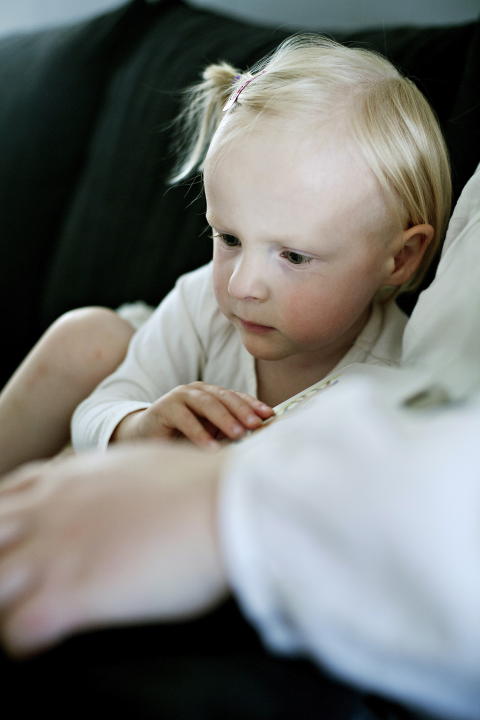 TAPRE LOTTE: Hun var fryktelig liten og skj�r, men kjempet for livet.I dag er Lotte frisk og fin.  Foto: Torbj�rn Gr�nning