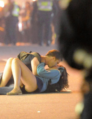 Kysseg�ten fra gateslaget er l�st