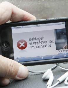 Telenor varsler to ukers mobiltr�bbel i Oslo