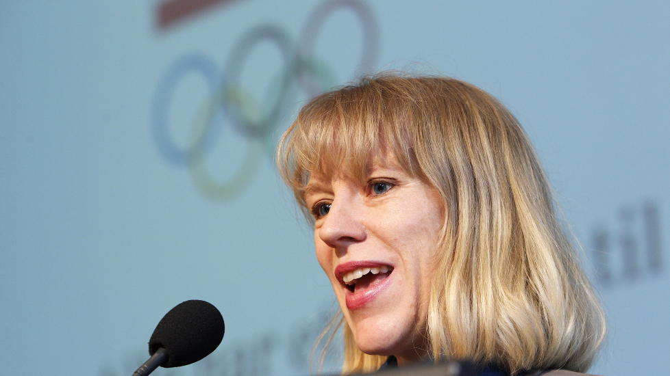 VIL HA GRATIS TV-SPORT: Kulturminister Anniken Huitfeldt la i dag fram et h�ringsforslag der regjeringen foresl�r en liste over viktige idrettsbegivenheter som skal sendes p� gratis-TV. Foto: Cornelius Poppe, Scanpix