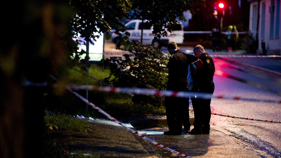 �STEDET: Her ved taxiholdeplassen p� Bislett i Oslo skjedde drapet natt til l�rdag. Foto: �istein Monsen Norum