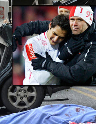 Gr�tkvalt Borges knust over tapet av vennen